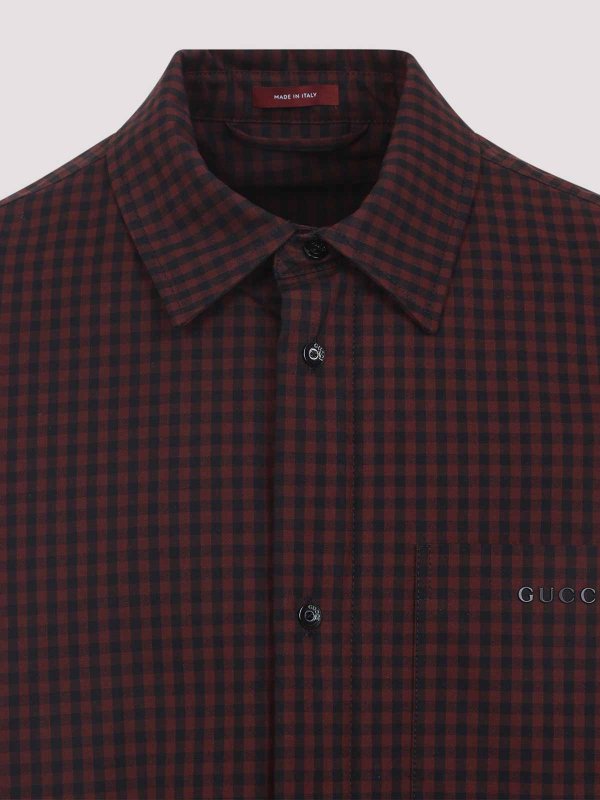 Spw Macro Vichy Jacket shop online: GUCCI