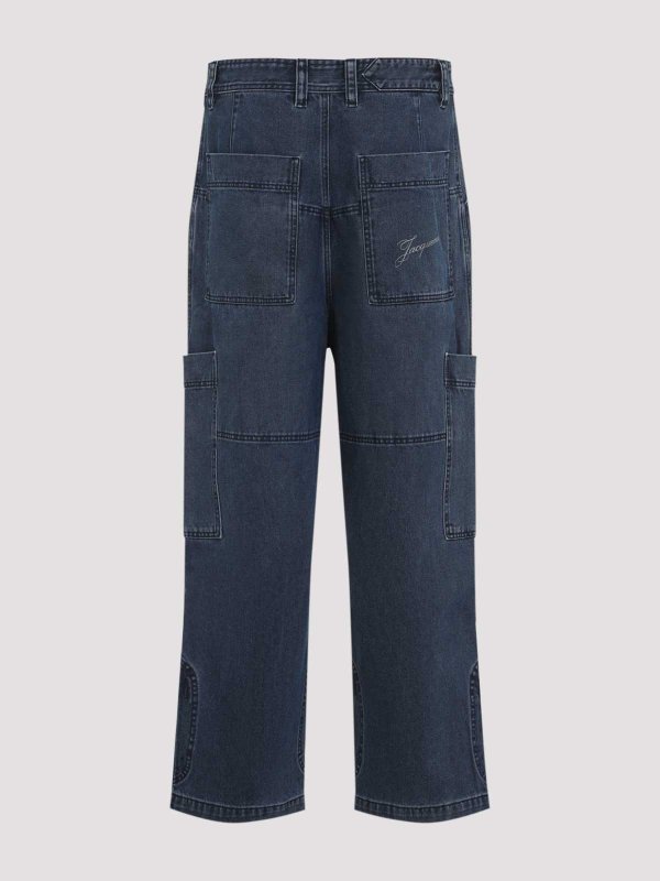 JACQUEMUS: ストレートジーンズ online - ストレートジーンズ - ダークブルー