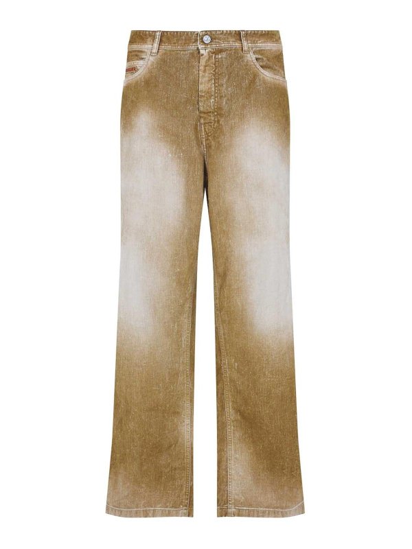 Marni: jeans dritti, a sigaretta - Jeans in cotone lavato