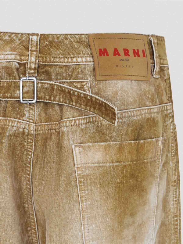 Jeans in cotone lavato shop online: Marni