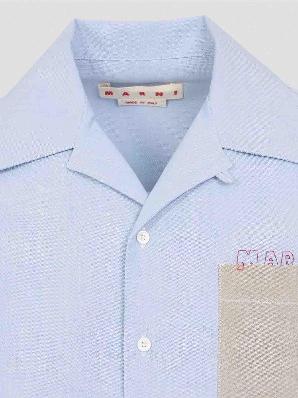 The Best Shops Marni: Camisas - Camisa - Azul