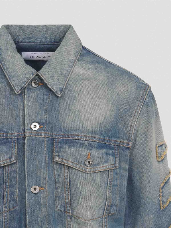 カジュアルジャケット - ブルー shop online: OFF-WHITE
