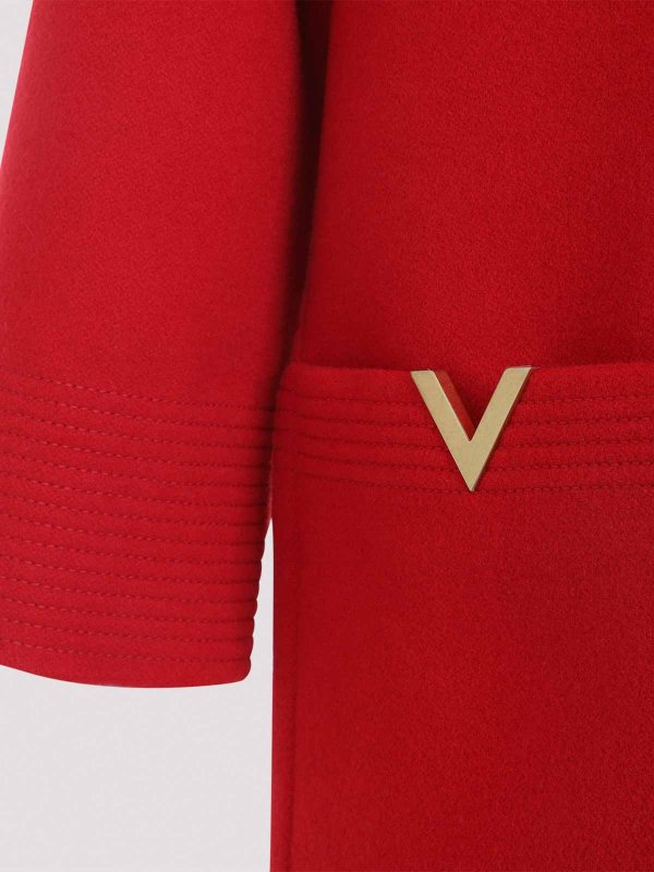 The Best Shops VALENTINO: knee length coats - Virgin Wool Coat