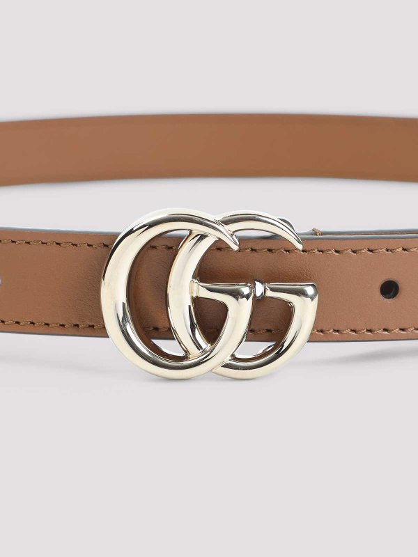 GUCCI: belts online - 2 Cm Gg Gold Belt