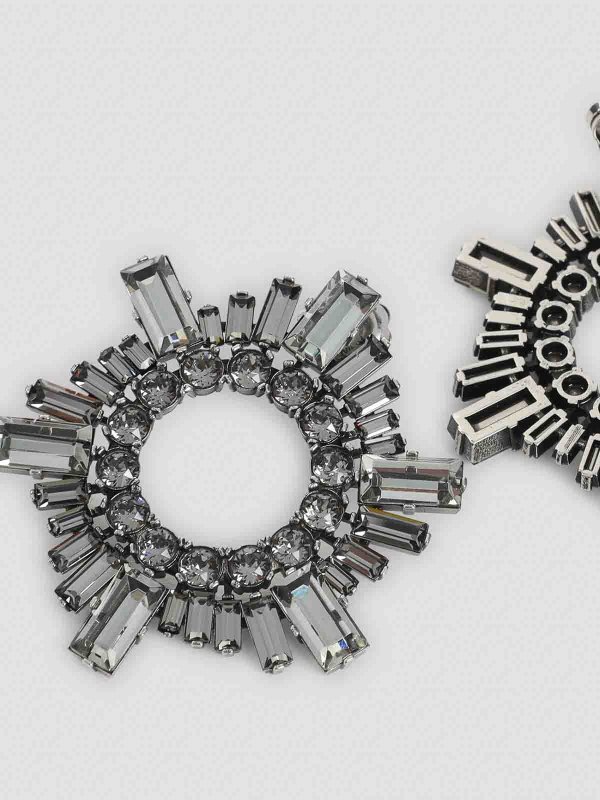 The Best Shops AMINA MUADDI: Pendientes - Pendientes - Negro