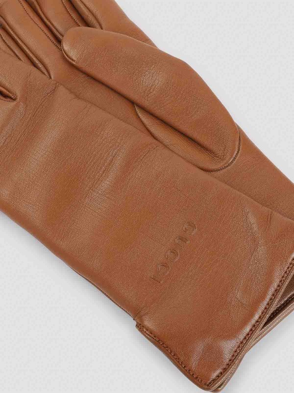 The Best Shops GUCCI: gloves - Leather Gloves