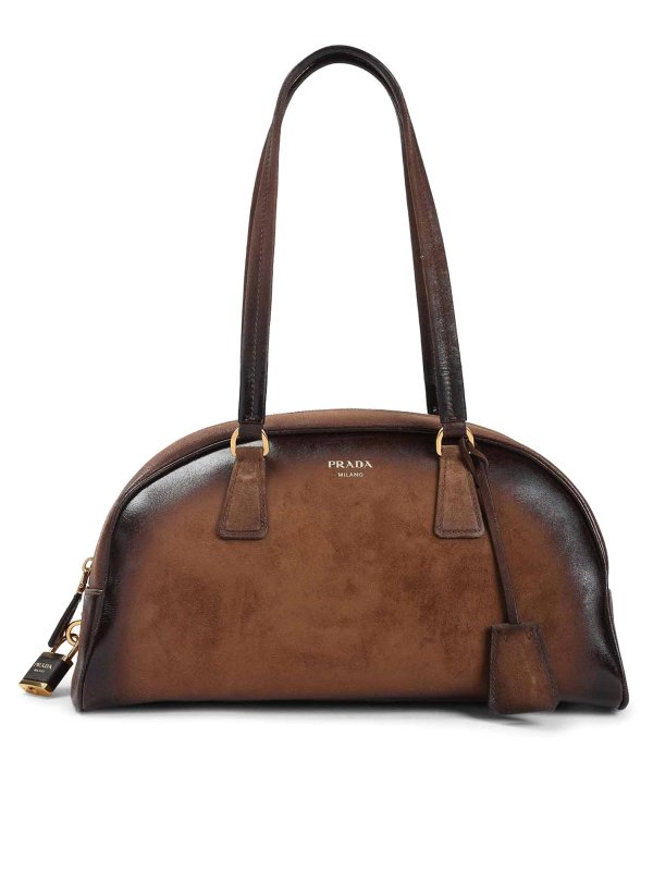 PRADA: totes bags - Calf Leather Handbag