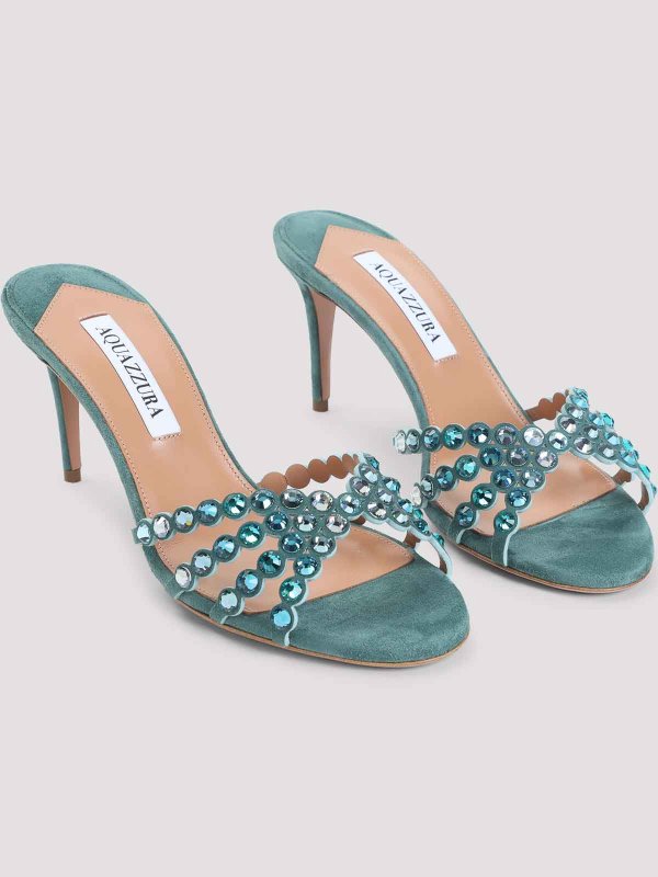 The Best Shops Aquazzura: Mules - Mules - Grün
