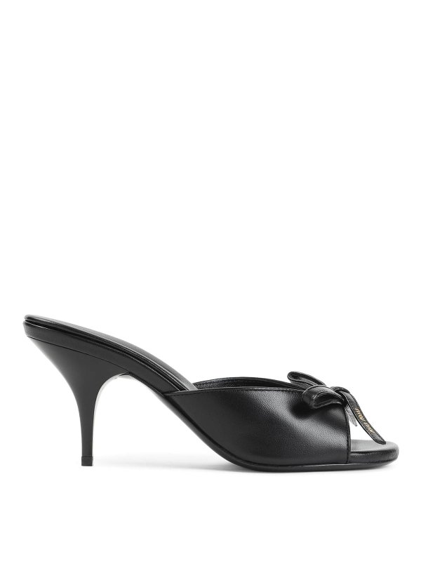 MIU MIU: Loafers & Slippers - Lamb Leather Slippers