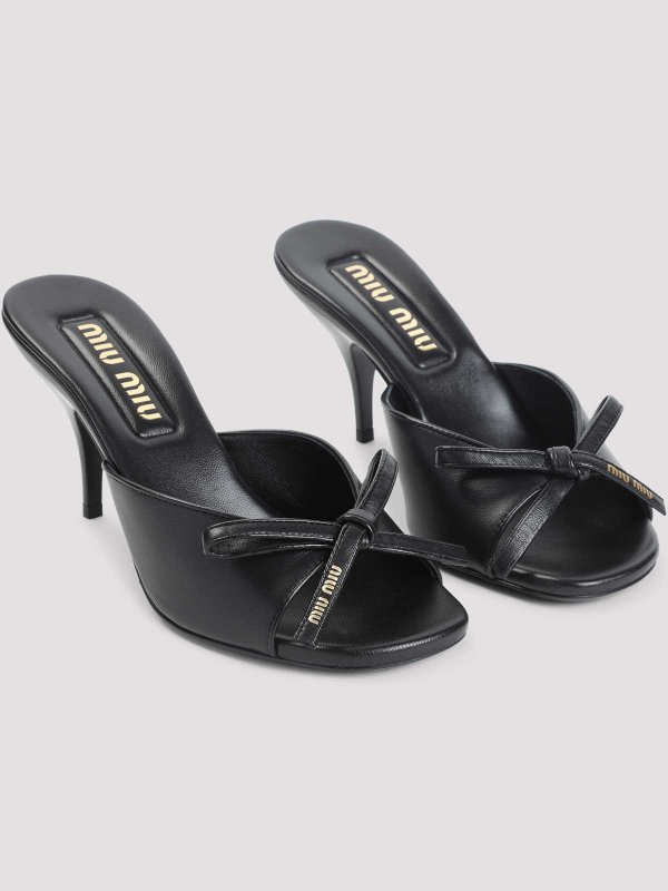 The Best Shops MIU MIU: Loafers & Slippers - Lamb Leather Slippers