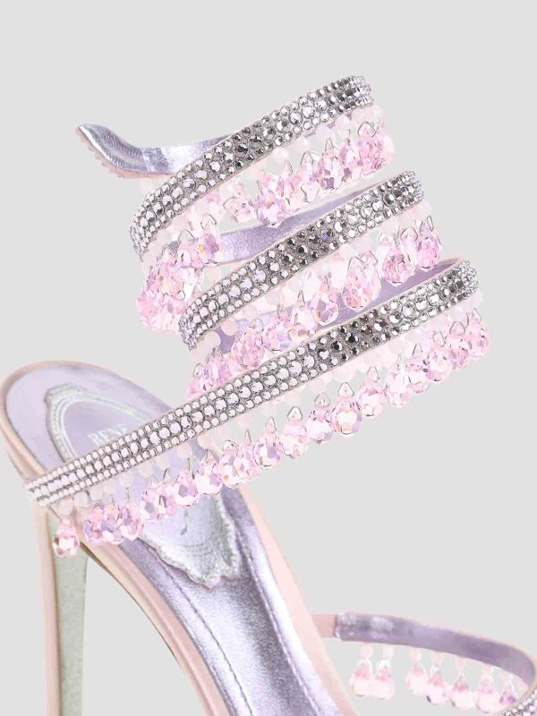 Sandali in pelle RenÃ© Caovilla shop online: RENE CAOVILLA