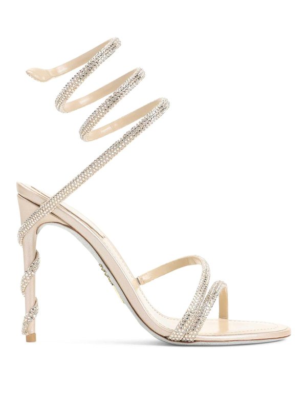 RENE CAOVILLA: sandals - Rene Caovilla Cleo Crystal Sandals