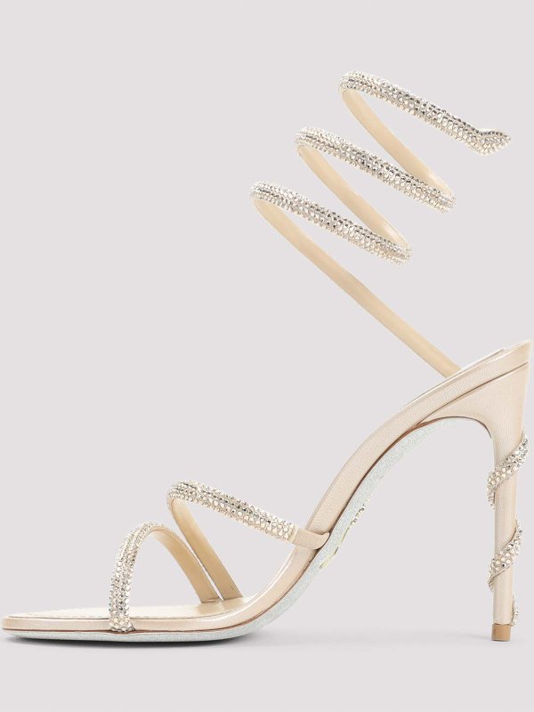 RENE CAOVILLA: sandals online - Rene Caovilla Cleo Crystal Sandals