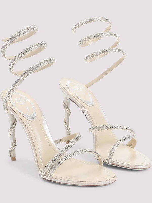 The Best Shops RENE CAOVILLA: sandals - Rene Caovilla Cleo Crystal Sandals