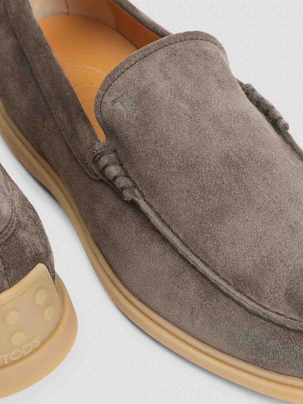 Tod`S Suede Leather Loafers shop online: TOD