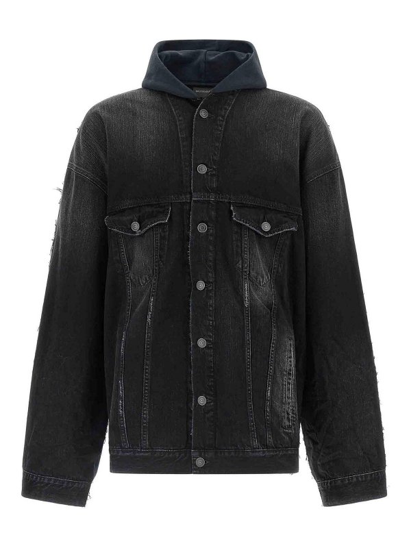 BALENCIAGA: casual jackets - Hybrid Jacket