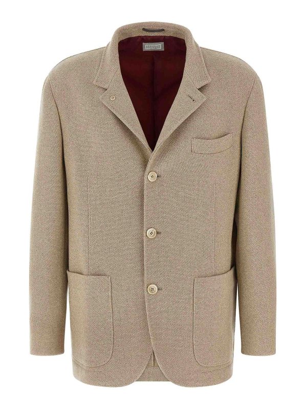 BRUNELLO CUCINELLI: blazers - Blazer Jacket