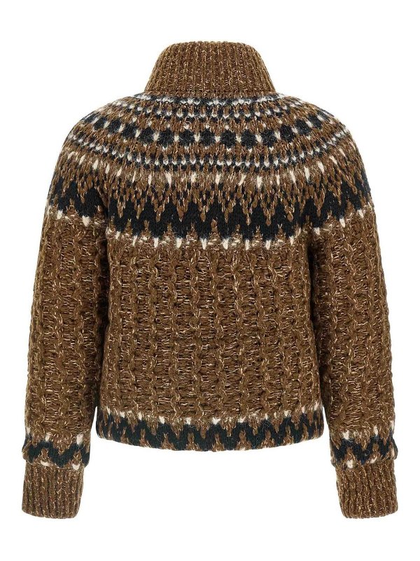 MONCLER: Chaquetas y Chaquetones acolchados online - Chaqueta Alcochada - Marrón