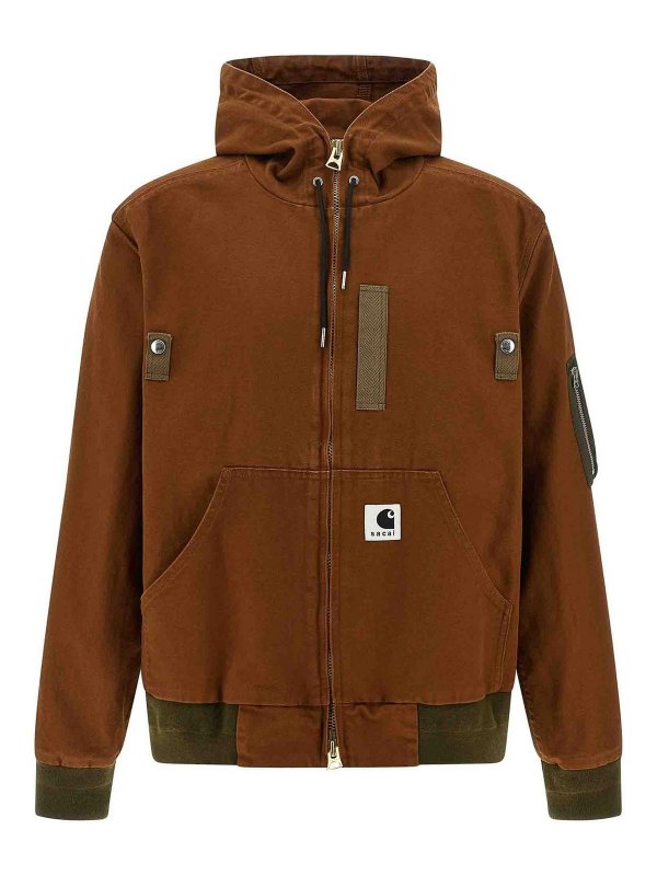 Sacai: Bombers - Bomber - Marron