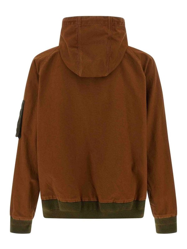 Sacai: Bombers online - Bomber - Marron
