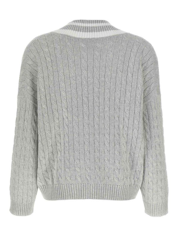 BRUNELLO CUCINELLI: クルーネック online - クルーネック - グレー