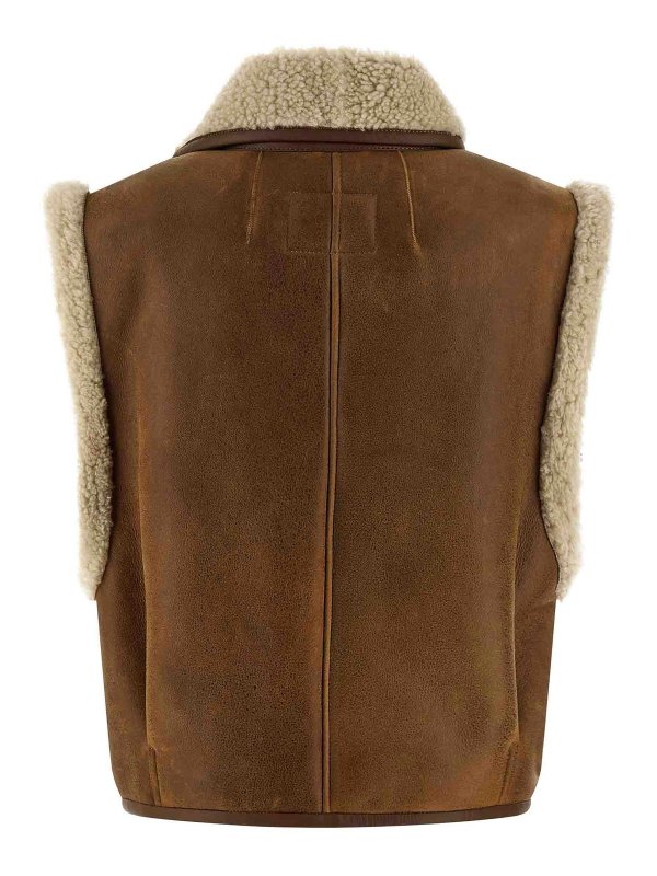 ISABEL MARANT: Chalecos online - Chaleco - Marrón