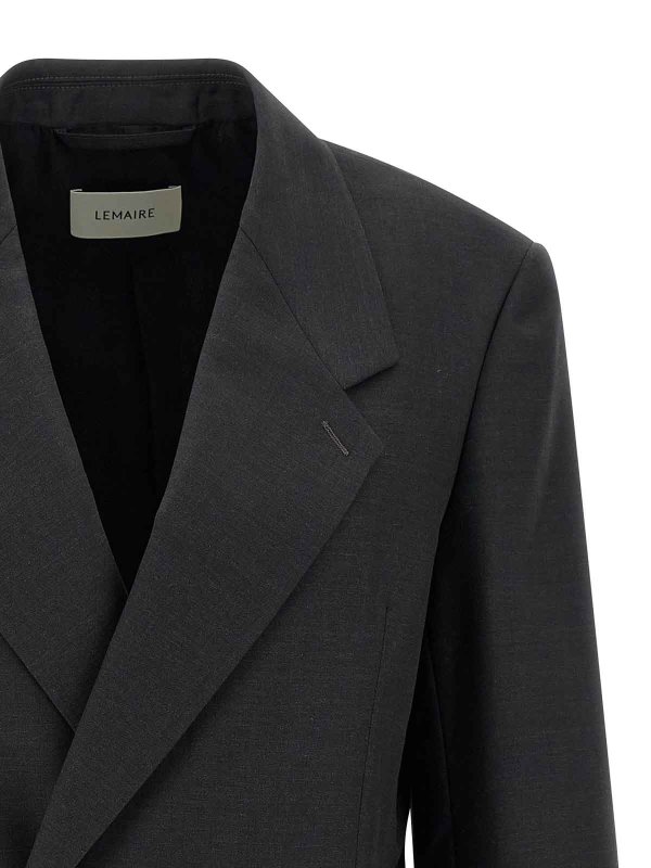 The Best Shops LEMAIRE: blazers - Double-Breasted Tailored Blazer