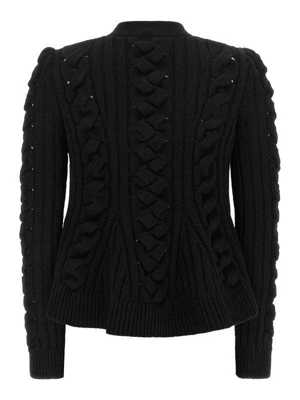 ALEXANDER MCQUEEN: Cárdigans online - Cárdigan - Negro