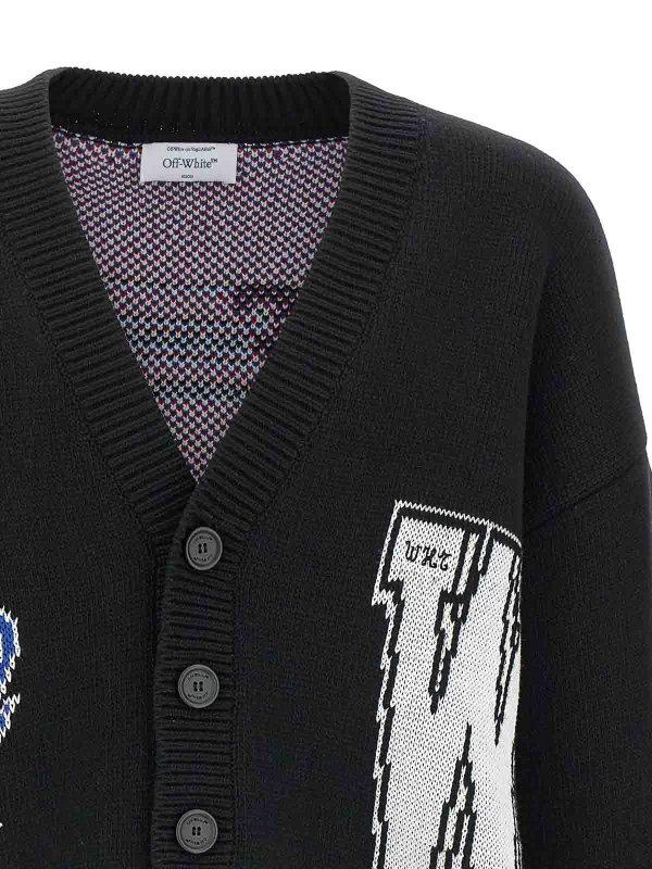 The Best Shops OFF-WHITE: Cárdigans - Cárdigan - Negro