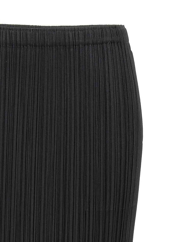 The Best Shops PLEATS PLEASE ISSEY MIYAKE: ニーレングススカート＆ミディ丈 - 膝丈/ミディスカート - Basics