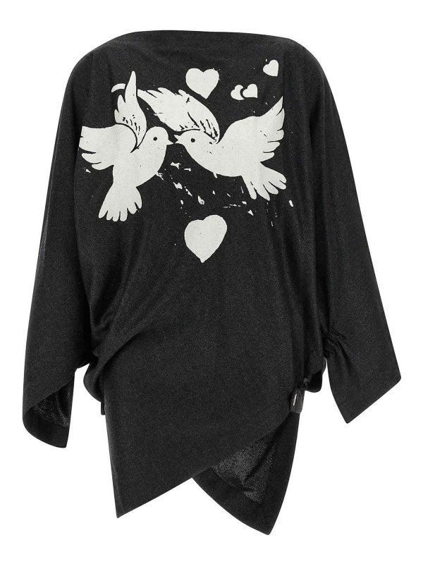 VIVIENNE WESTWOOD: Strickpullover mit Rundhalsausschnitt - Rundhalspullover - Bunt