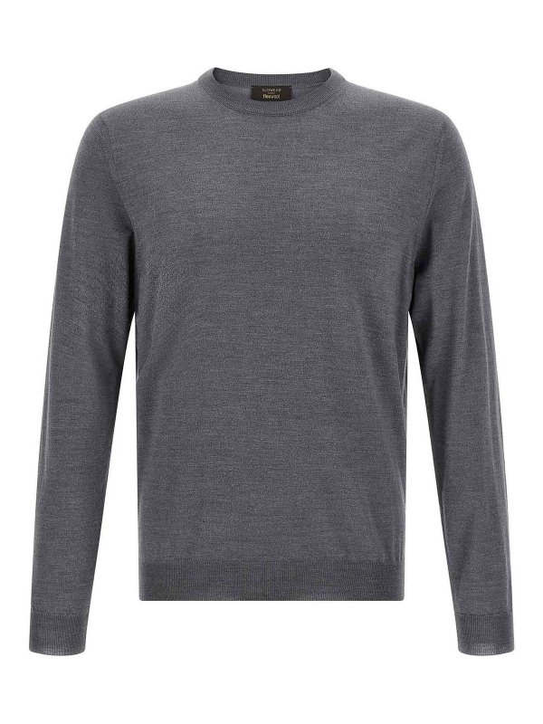 ZANONE: maglia collo rotondo - Maglione in lana Flexwool