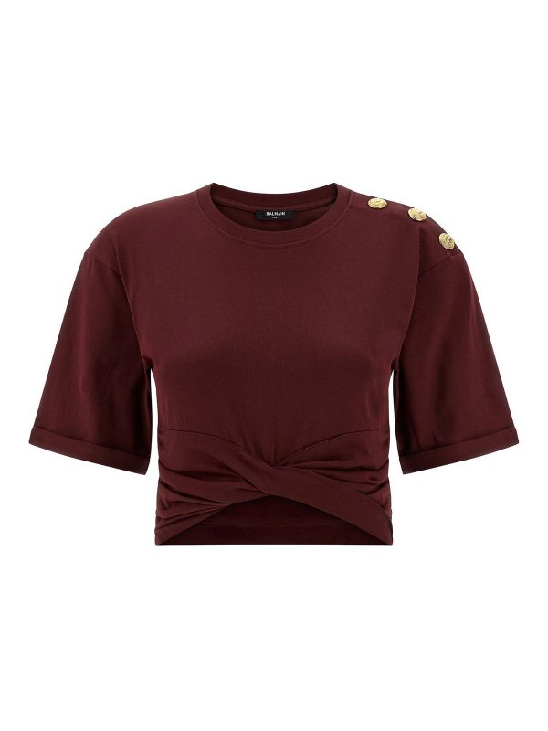 Balmain: Camisetas - Camiseta - Testa Di Leone