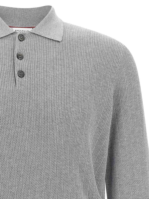 The Best Shops BRUNELLO CUCINELLI: Polos  - Polo - Gris