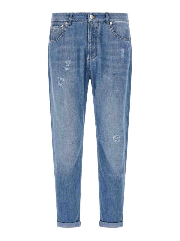 BRUNELLO CUCINELLI: straight leg jeans - Used Jeans