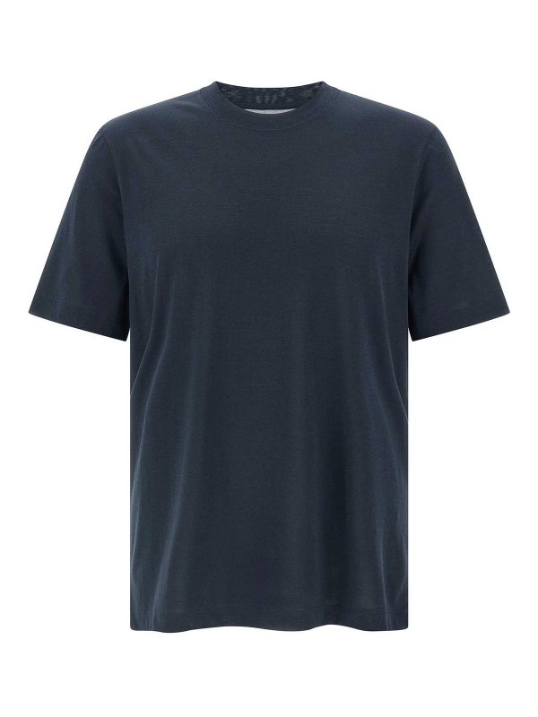 BRUNELLO CUCINELLI: t-shirts - Silk T-Shirt