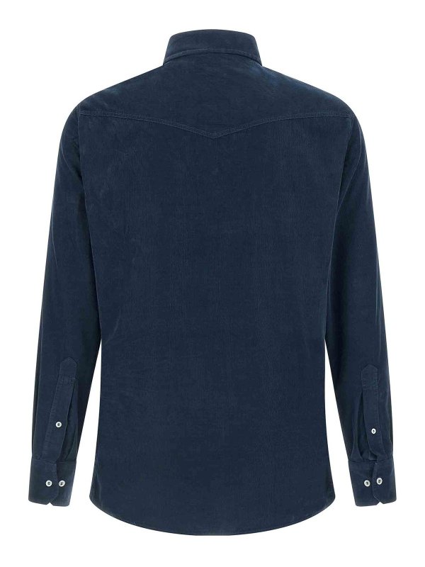 BRUNELLO CUCINELLI: Chemises online - Chemise - Bleu