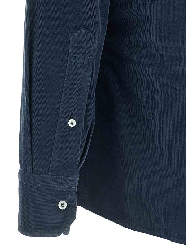 Chemise - Bleu shop online: BRUNELLO CUCINELLI