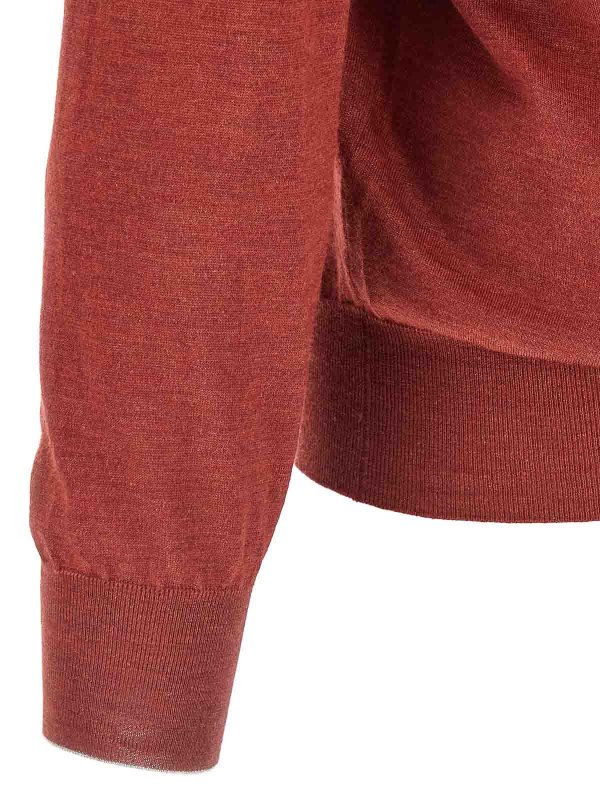 Shaved Knit Polo Shirt shop online: BRUNELLO CUCINELLI