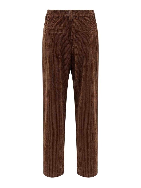 BRUNELLO CUCINELLI: カジュアルトラウザー online - カジュアルパンツ - ブラウン