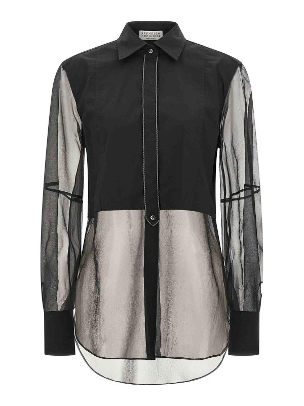 BRUNELLO CUCINELLI: shirts - Double Layer Shirt