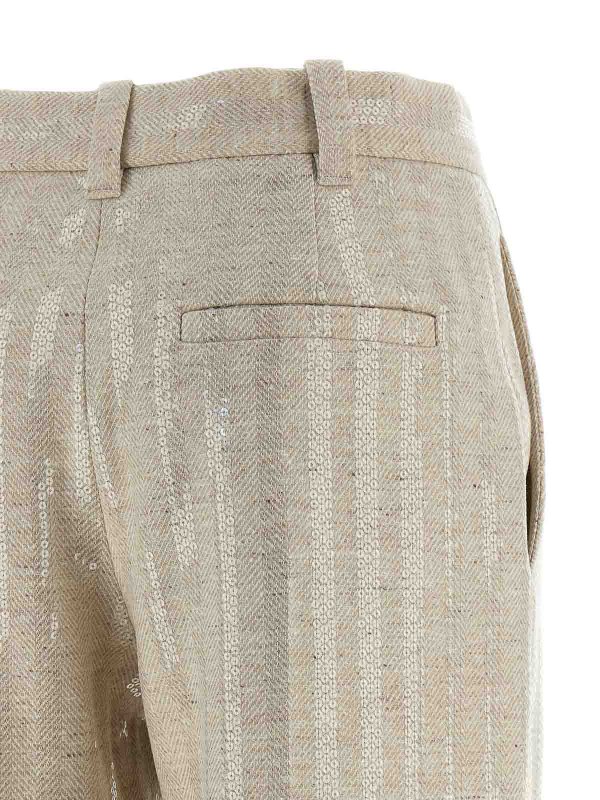 Herringbone Pants shop online: BRUNELLO CUCINELLI