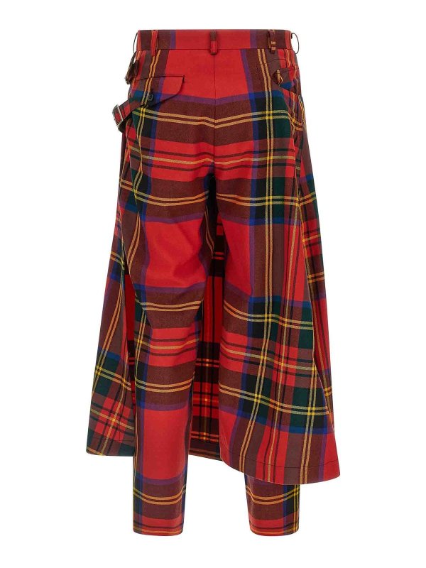 COMME DES GARÇONS HOMMES PLUS: カジュアルトラウザー online - カジュアルパンツ - 赤