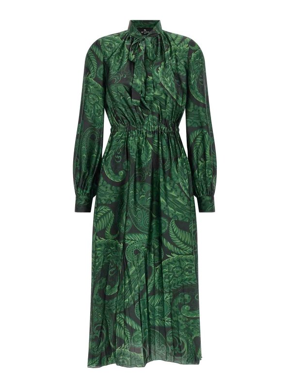 ETRO: Vestidos media pierna - Vestido Midi - Verde
