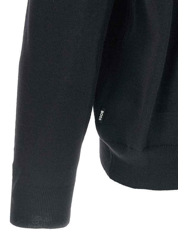 Rundhalspullover - Blau shop online: Hugo Boss