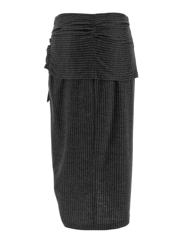 ISABEL MARANT: ニーレングススカート＆ミディ丈 online - 膝丈/ミディスカート - グレー