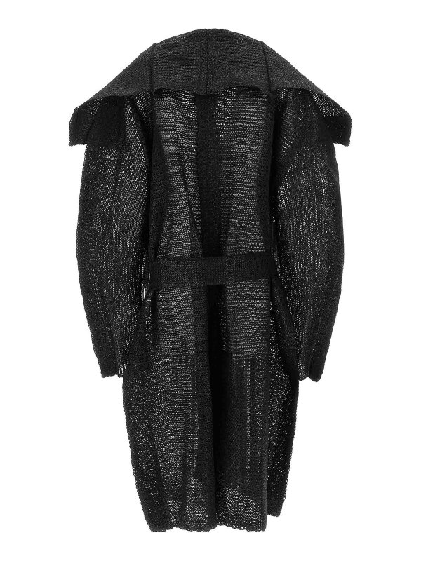 ISSEY MIYAKE: Trenchs online - Trench-Coat - Noir