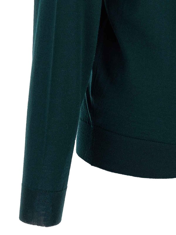 カーディガン - 緑 shop online: JOHN SMEDLEY