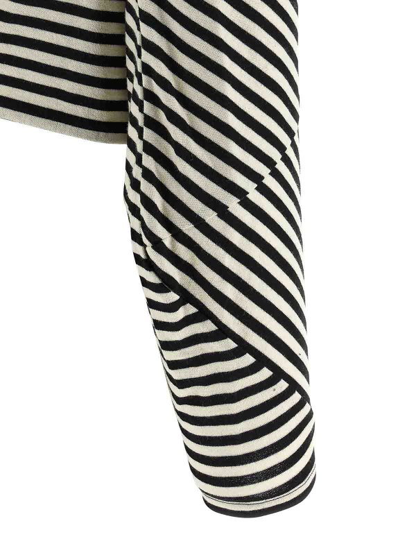 Striped Crop Sweater shop online: JUNYA WATANABE