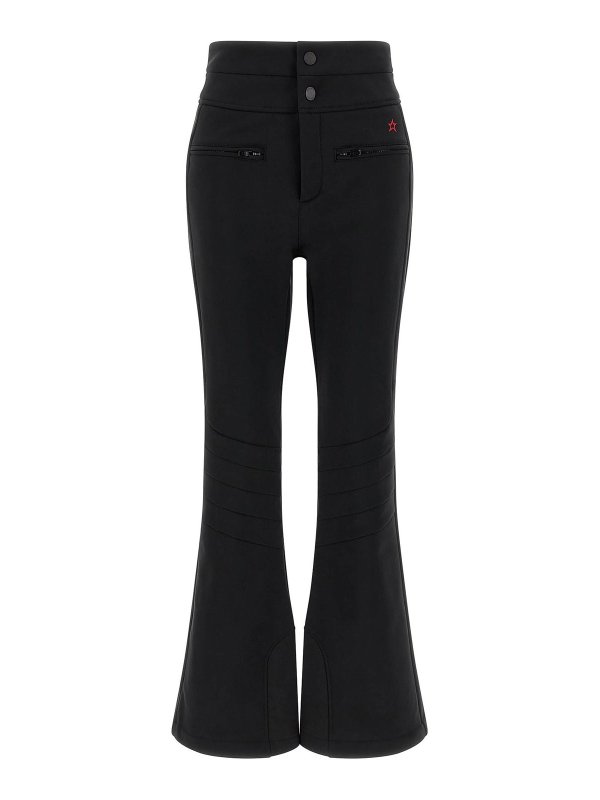 PERFECT MOMENT: カジュアルトラウザー - カジュアルパンツ - 黒